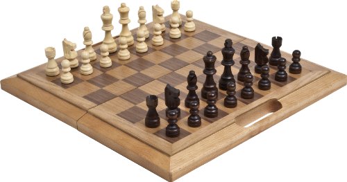 Chambers Street Wooden Chess, Checkers & Backgammon Combination