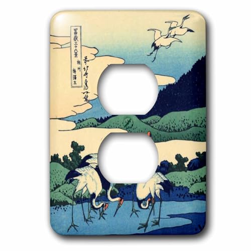 Art Japonais Hokusai : Plaque 2 Prises Umegawa Sagami