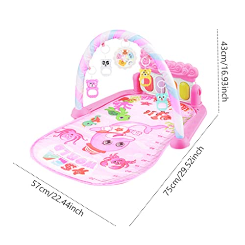 Naisicore Baby Piano Gym Mat, Baby Play Mat With Piano Gym Mat 0-1Baby Gym Activity Mat With Music Light Baby Sensory Toy For Baby Gift No Battery Style2, Baby Gym Play Mat #TOP5