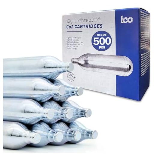 ICO 500pcs 12 Gram CO2 Cartridges