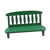Mini adornos para muebles: mini banco de madera vintage, elegante y con magníficos detalles, añade un toque de estilo a tu hogar.