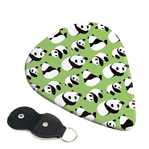 Ensemble de 6 médiators de guitare Panda à fond vert pour guitare acoustique, guitare électrique, basse, ukulélé – fin… - Les Beatles, Paul McCartney, John Lennon, RIngo Starr, George Harrison Ensemble de 6 médiators de guitare Panda à fond vert pour guitare acoustique, guitare électrique, basse, ukulélé - fin…