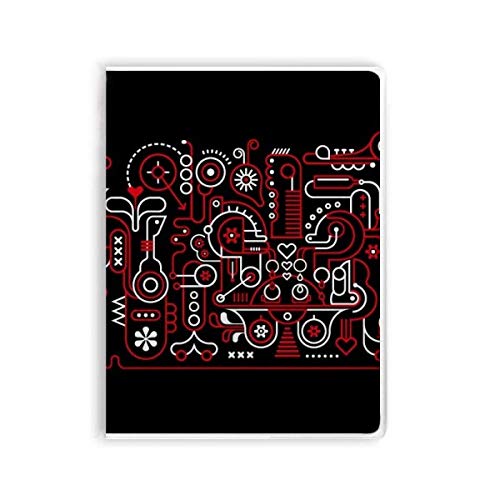 Carnet de notes abstrait graffiti street édition artistique couverture souple épurée