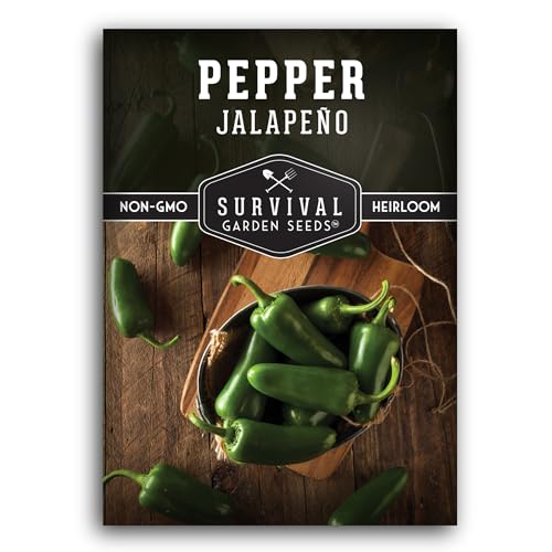 Survival Garden Seeds - Jalapeño Pepper Seed for Planting - Packe...
