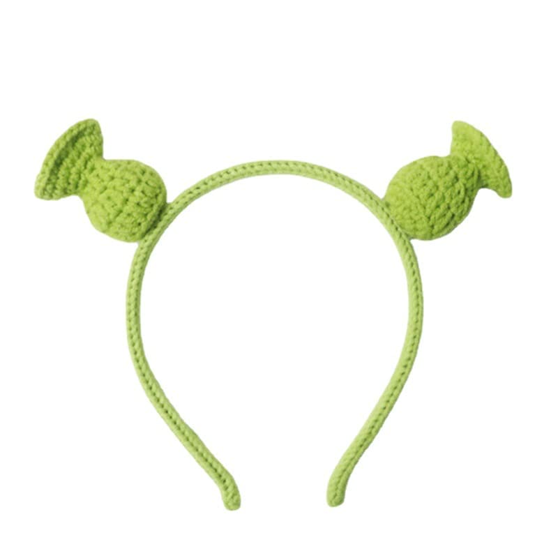 Pumnao Shrek Ears Headband,Cute Decorative Hair Hoop,Headwear with Ears, Dressing Up for Shrek,Halloween, Parties, Cosplay