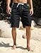 Nonwe Men's Classic Lightweight Board Shorts Swim Trunks Black 34