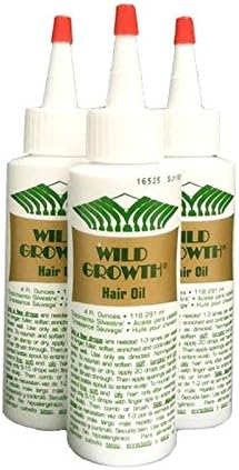 Wild Growth Hair Oil 3pcs x 4oz