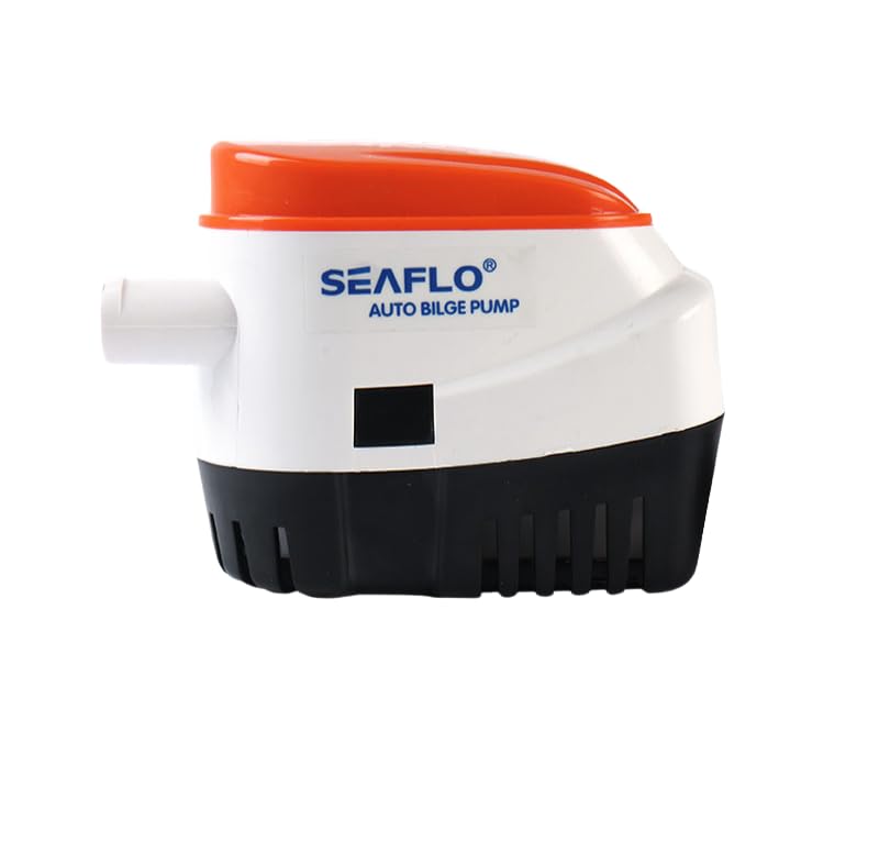 Image of SEAFLO 06 Series Automatic Submersible Bilge Pump - 1100 GPH, 12V, 1-1 /8 inch inch Outlet, 4-Year Warranty! Built-In Float Switch, Snap-Off Strainer, Compact for Marine Boat Yacht, CE & Rohs Certified