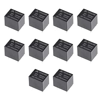Pack De 20 Relés Mini 12V 20A Super Resistentes Para Coche Y Proyectos Electrónicos