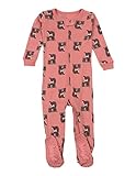 Leveret Kids & Toddler Footed Pajamas Boys Girls 100% Cotton Koala Pink (Size 12-18 Months)