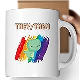 Coffee Mug They Them Pronouns , Theythem , Known As, Cup 140670