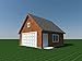 Two Car Garage Plans With Loft DIY Backyard Shed Building 24' x 24'
