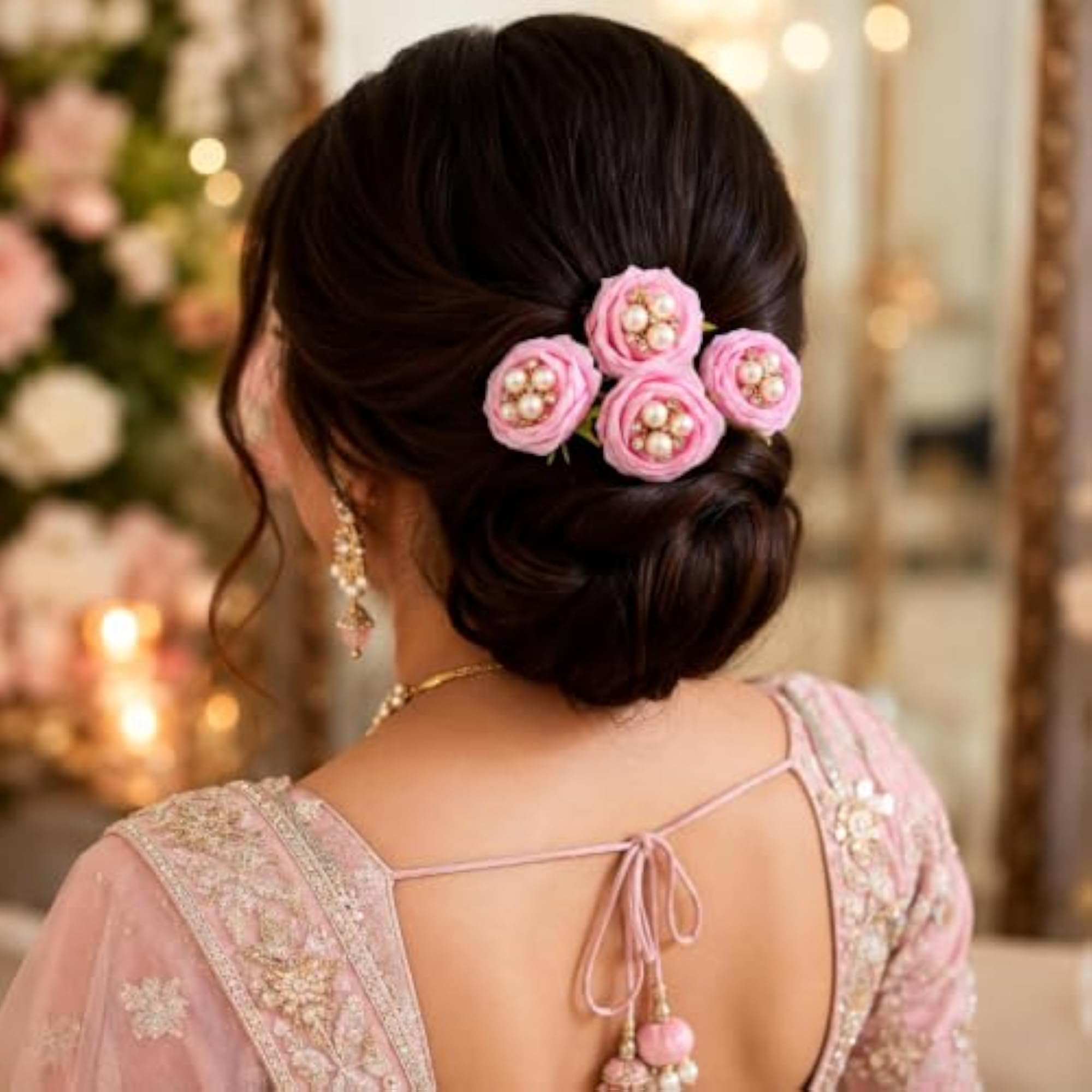 Wedding Hair Pins Combo with Pearls and Rhinestones