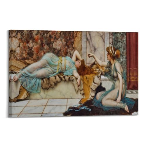 Poster Mischief And Repose Godward pour habiller un mur vide de chambre 30x45