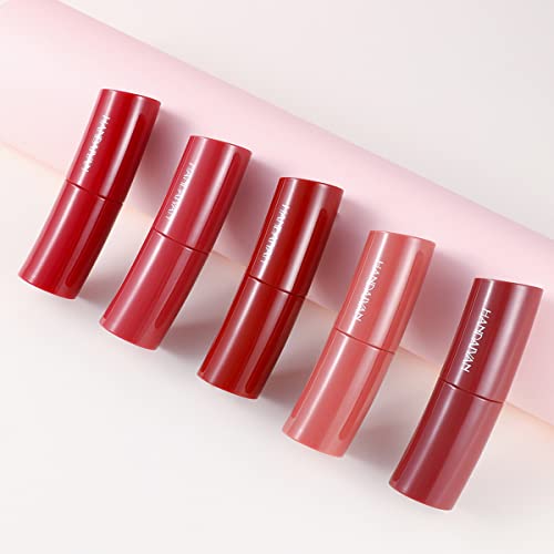 Niceface 6 Colors Matte Velvet Arcs Lipstick Set, Waterproof Long Lasting Non-Stick Cup Not Fade Durable Nude Lip Gloss Makeup Set For Women Gift (Set A) #TOP6