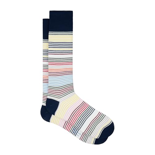 PS Paul Smith Men's Idris 'Signature Stripe' Socks, Multicolor, One Size