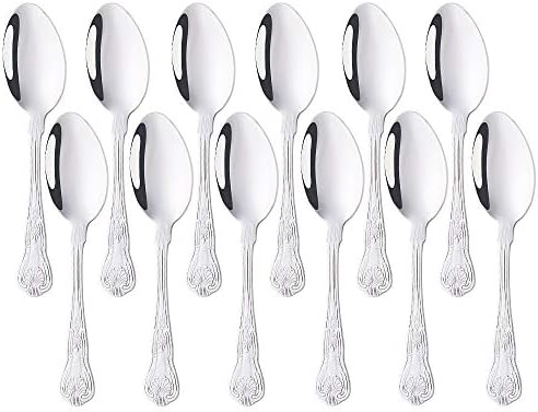 Buyer Star Cake Forks Tea Appetizer Pastry Salad Mini Forks, 18/0 Stainless Steel Fruit Fork Mirror Polished (Set of 12, Silver)