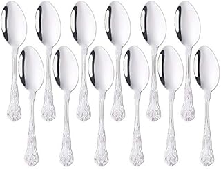 Buyer Star Cake Forks Tea Appetizer Pastry Salad Mini Forks, 18/0 Stainless Steel Fruit Fork Mirror Polished (Set of 12, Silver)
