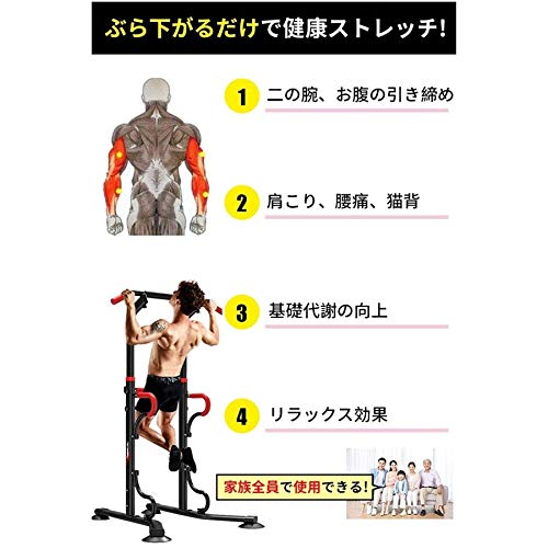 Amazon | KRSIX 懸垂 チンニングスタンド ディップススタンド 懸垂バー