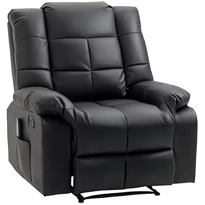 HOMCOM Sillón de Masaje, Sillón Relax Reclinable con 8 Puntos de Masaje, Mando a Distancia, Tapizado en PU, Reposapiés, Bolsillo Lateral, Butaca para Salón, Dormitorio, Negro | Ya disponible en tu tienda friki favorita! En mundofriki.es! HOMCOM Sillón de Masaje, Sillón Relax Reclinable con 8 Puntos de Masaje, Mando a Distancia, Tapizado en PU, Reposapiés, Bolsillo Lateral, Butaca para Salón, Dormitorio, Negro | Ya disponible en tu tienda friki favorita! En mundofriki.es!