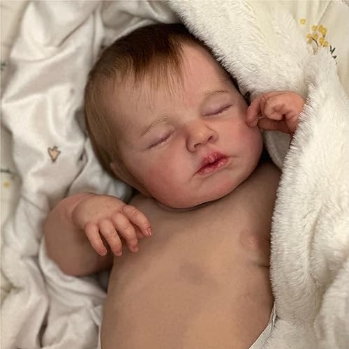 Zero pam Reborn Baby Mädchen 50CM Silikon Baby Puppe Schlafen Neugeborene Puppen Ab 3 Jahre – Bild 5