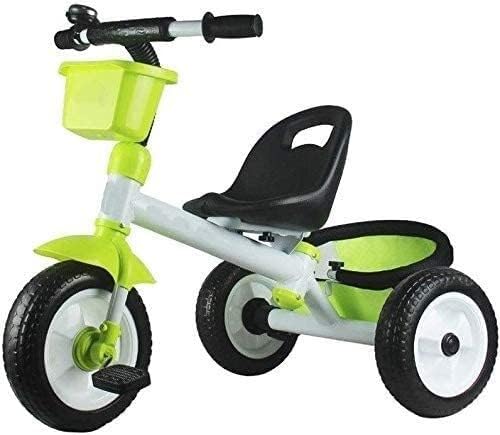 Stroller Wagon Children Bicycle， Children’s Tricycle Portable Tricycle Stroller Child Bike Boy and Girl Toy Cars Portable Seat with Storage Basket Suitable for 1-6 Years (Color : Blue) over 1 year old