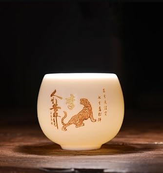Lamb Jade Porcelain Master, Surname, Tasting, Kung Fu Cup Office Home Customized Surname Cup -li