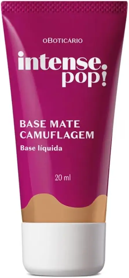 O Boticário Base Mate Camuflagem 230 Intense Pop! 20ml