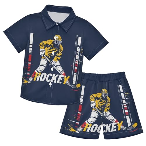 Image of Boccsty Ice Cream Drip Boy Summer Shorts Sets Hawaiian Toddler Boys T-Shirt & Pants 2 Pcs 3T-10T
