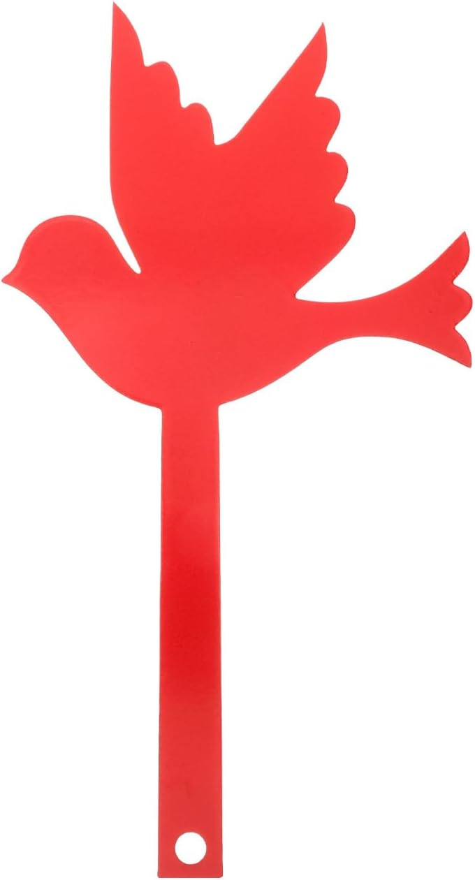 Abaodam Bird Shape Mailbox Flag Replacement Metal Mailbox Decor Ornament for Outdoor Sign Decoration for Metal Wood Brick Stucco Surfaces 9.84 X 5.35 X 0.19 in