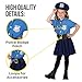 Morph Police Officer Costume For Girls, Cop Costume For Girls, Girl Police Officer Costumes Blue, Kids Halloween Costumes, 10-12 Years