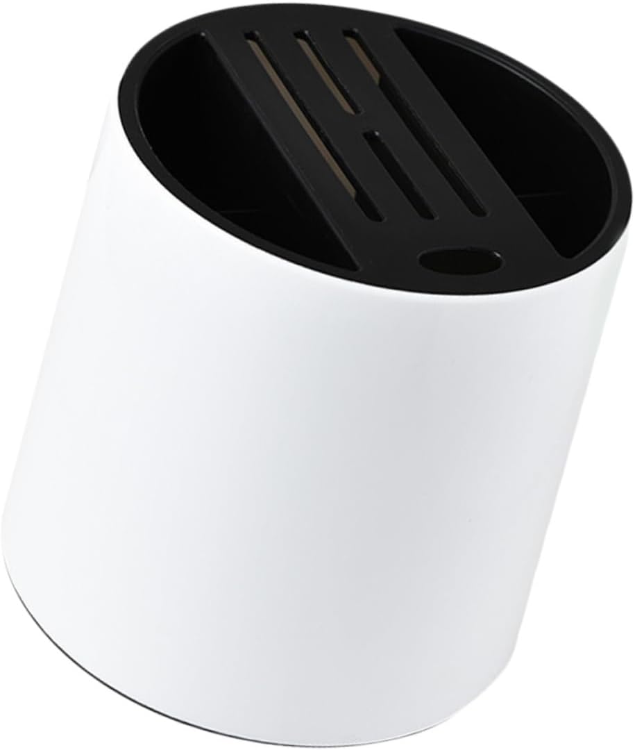 PRETYZOOM Multifunctional Kitchen Knife Storage Rack Holder for Utensils Cutlery Stand Plastic Organizer