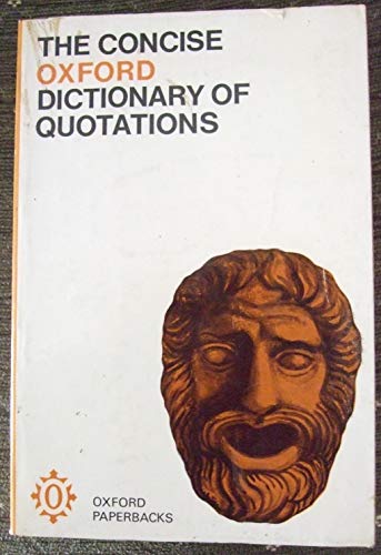 Concise Oxford Dictionary of Quotations