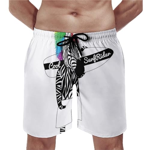 Swim trunk avec poches cordon et shorts de bain homme cheval S