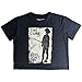 Rock Off officially licensed products Cure Boys Don't Cry B&W Junior Top Large Navy
