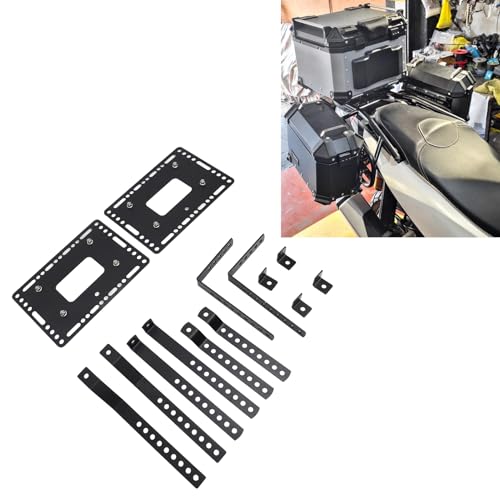 Soportes universales para alforjas rígidas de moto Fabater, kit de soportes laterales de aleación de aluminio para maletas laterales de 18L, izquierdo y derecho miniatura 3