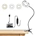 Produktbild dowowdo Leselampe klemme USB Tischlampe 8W 3 Farbtemperatur LED Klemmleuchte Klemmlampe für Bett Nachtlesung Reisen Schlafzimmer Büro bücher
