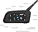 Ejeas V6 Pro Auriculares Intercomunicador Moto Bluetooth para Motocicletas, Gama Comunicación Intercom...