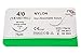 Sterile Sutures Thread with Needle (6 Suture Pack) for Medics, Medical, Physician Assistant, Nursing, Veterinary Student's Surgical Suture Practice Kit, Stitching Pad and Emergency Training Set