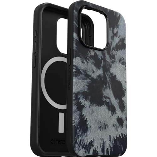 OtterBox iPhone 15 Pro (Only) Symmetry Series Case - Burnout Sky (Black), Snaps to MagSafe, Ultra-Sleek, Raised Edges Protect Camera & Screen - image 6
