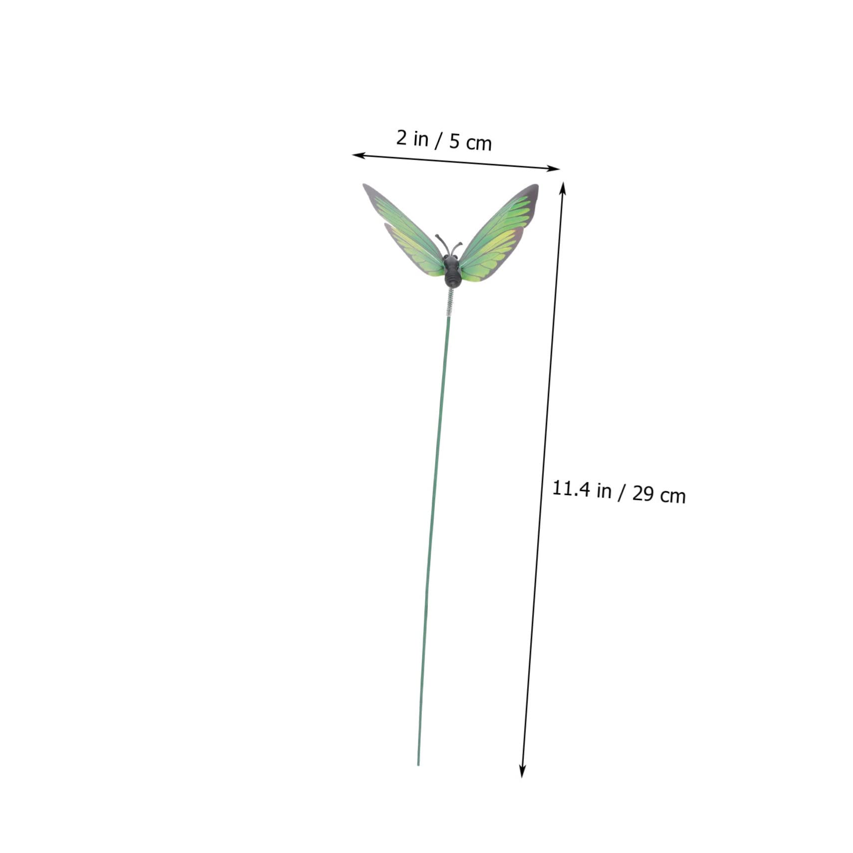 Sosoport 5 Sets Gartenstecker Simulation Biene Libelle Schmetterlinge Blumentopfeinsatz Gartenstecker Kunst Dekorativer Garten Im Freien 18 Stück * 5