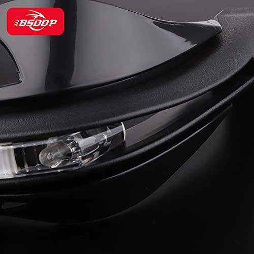 DOYING 2 unidades Protetor de mão universal para motocicleta Protetor de mão com luz LED Protetor de