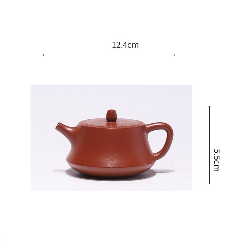 Teiere Teiere di Argilla Viola da 200 ml Pentola Fatta a Mano Minerale Grezzo Zhu Bollitore di Fango con Filtro Forniture for Set da tè Cinese Zisha Teiera