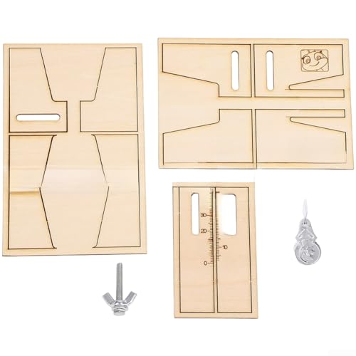 Ayuda de amarre clásica para modelo de barco de madera hecha de madera para un espaciado preciso de cables durante el montaje de kits tradicionales