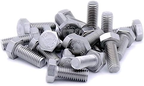 M8 (8mm x 20mm) Hex Bolt (Fully Threaded Setscrew) - Stainless Steel (A2) (Pack of 20)