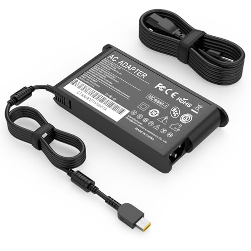 Chargeur 170W pour ordinateur portable Lenovo idéal au bureau et en déplacement