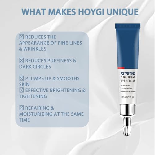 PTOSYAPE Polypeptides Depuffing Eye Cream, Eyelid Lifting Cream, Awaken Peptide Lifting Eye Gel, Peptide Depuffing Eye Serum, Moisturizing, Reducing Fine Lines, Suitable for Man and Woman - Image 7