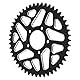 IUVWISN Dirt Bike Ritzel 48 Zähne Hintere Kettenritzel 420/48T für Surron Sur Ron Light Bee X S LBX Elektro Ebike Schwarz
