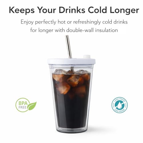 SEFAONUR 16 oz Double Wall Tumbler