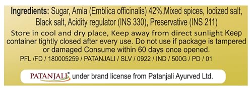 Image of Patanjali Amla Chatpata Candy 500 gram
